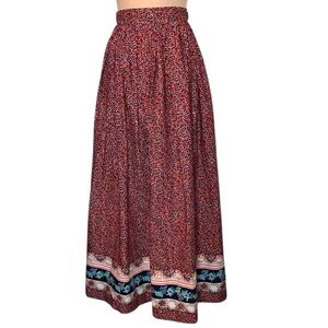 Anne Fogerty | Vintage Floral Maxi Skirt S